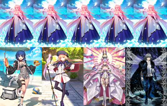 [NA] [INSTANT] FGO NP5 Arcueid + Ciel Altria Caster Koyanskaya Oberon + 700-1000SQ Fate Grand Order Archetype: Earth endgame LB6 account-Mobile Games Starter
