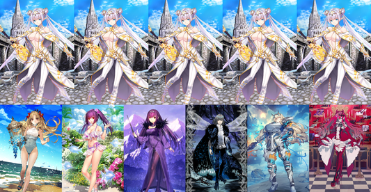 [NA] [INSTANT] FGO NP5 Britomart + double Skadi ruler caster Oberon Space Ereshkigal 5Gawain 5Tristan + 200SQ Fate Grand Order endgame LB6 account-Mobile Games Starter