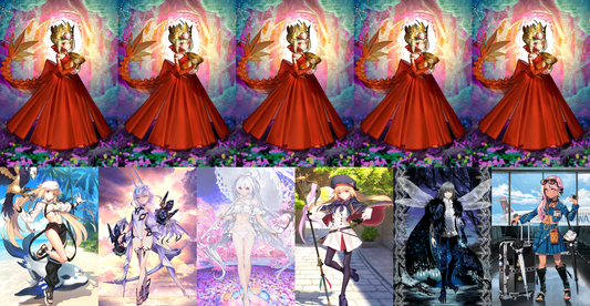 [NA] [INSTANT] FGO NP5 Draco + Altria Caster berserker Melusine ruler + Lady Avalon Altria Caster Oberon Chloe Fate Grand Order endgame account-Mobile Games Starter