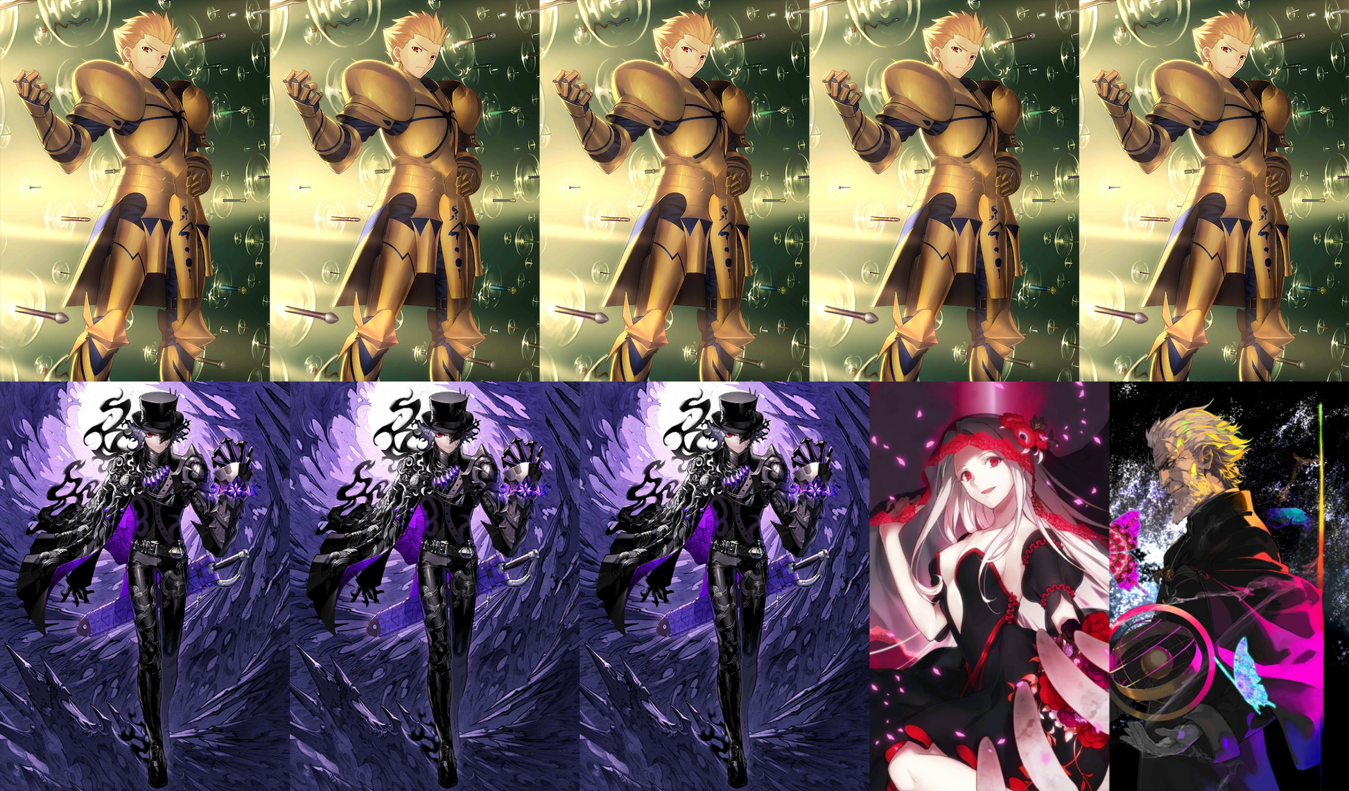 [NA] [INSTANT] FGO NP5 Gilgamesh + NP3 Monte Cristo + 3~4x5* + BG Fate Grand Order starter account-Mobile Games Starter