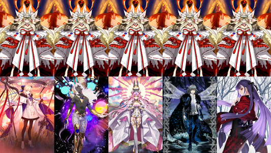 [NA] [INSTANT] FGO NP5 Koyanskaya of Dark + Light + Oberon Arjuna Aesc the Savior + 5Fujino Fate Grand Order LB6 endgame account-Mobile Games Starter