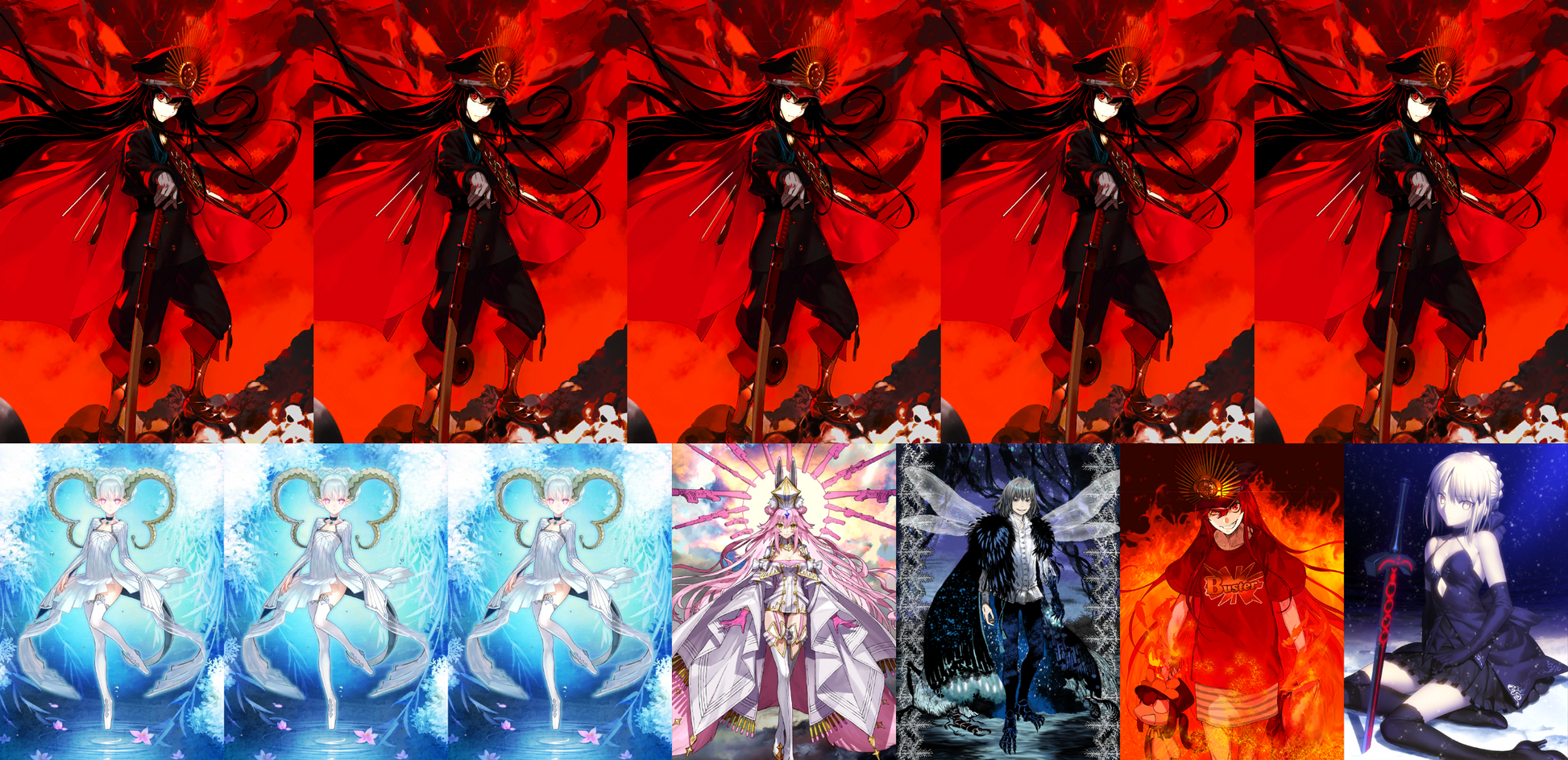 [NA] [INSTANT] FGO NP5 Nobunaga (avenger) NP3 Tiamat + Koyanskaya Oberon Fate Grand Order endgame LB6 account-Mobile Games Starter