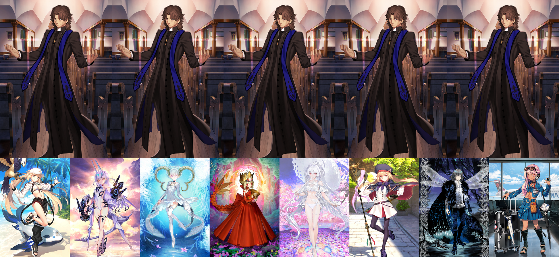 [NA] [INSTANT] FGO NP5 Rasputin + Altria Caster Berserker Melusine Draco Tiamat Lady Avalon Altria Caster Oberon Chloe Fate Grand Order LB6 endgame account (see options)-Mobile Games Starter