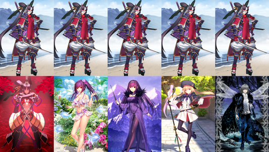 [NA] [INSTANT] FGO NP5 Taira no Kagekiyo + double Skadi caster ruler Altria Caster Oberon + 4~5x5* Fate Grand Order Ushi Avenger endgame LB6 account-Mobile Games Starter