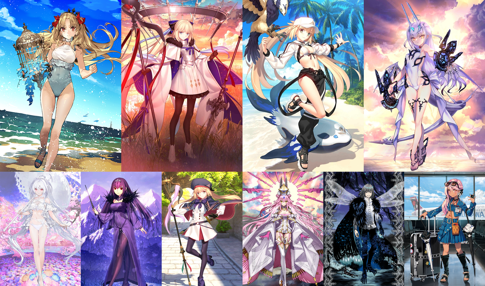 [NA] [INSTANT] FGO Space Ereshkigal Aesc the Savior Altria Caster Berserker Melusine ruler + 1200SQ + Lady Avalon Skadi Altria Caster Koyanskaya Oberon Chloe Fate Grand Order endgame account-Mobile Games Starter