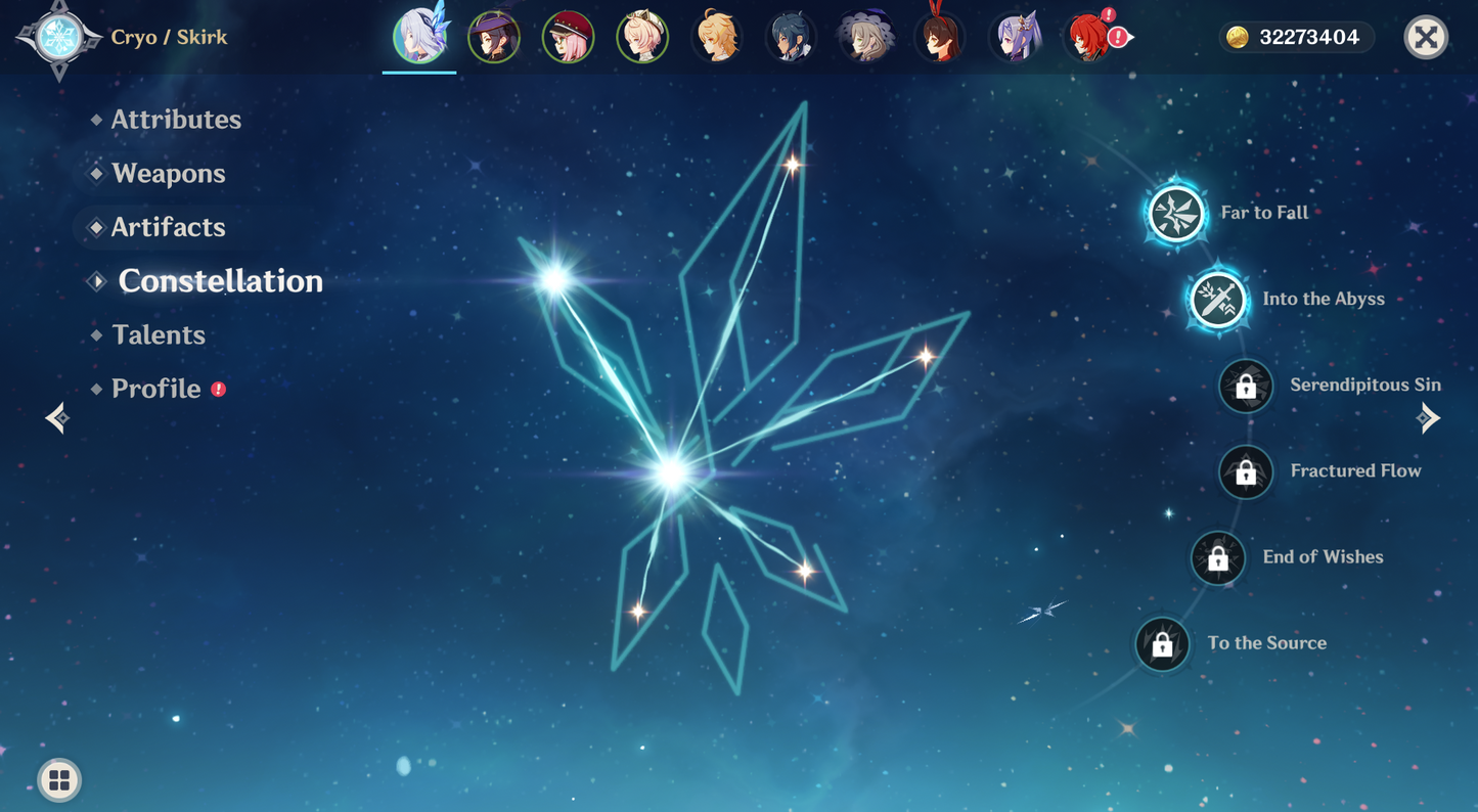 [NA] [INSTANT] Genshin Impact C2 Skirk + BiS Signature Weapon AR55 AMERICA Starter Farmed Account-Mobile Games Starter
