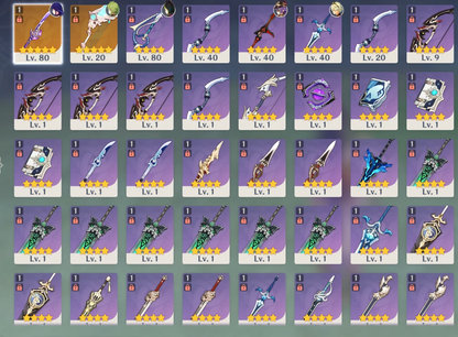 [NA] [INSTANT] Genshin Impact C3 Raiden Shogun + BiS Signature Weapon + Kinich AR50 AMERICA Starter Farmed Account-Mobile Games Starter