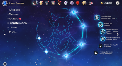 [NA] [INSTANT] Genshin Impact C4 Columbina AR56 AMERICA Starter Farmed Account-Mobile Games Starter