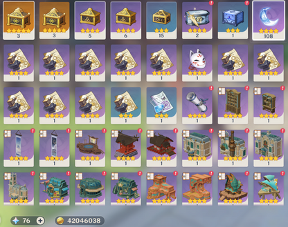 [NA] [INSTANT] Genshin Impact C4 Columbina AR56 AMERICA Starter Farmed Account-Mobile Games Starter