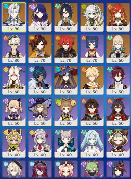 [NA] [INSTANT] Genshin Impact Mavuika Neuvillette Raiden Nahida Xianyun Chiori AR55 AMERICA Starter Farmed Account-Mobile Games Starter