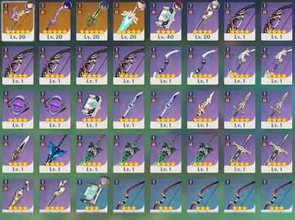 [NA] [INSTANT] Genshin Impact Raiden Shogun + BiS Signature Weapon + Lyney AR46 AMERICA Starter Farmed Account-Mobile Games Starter