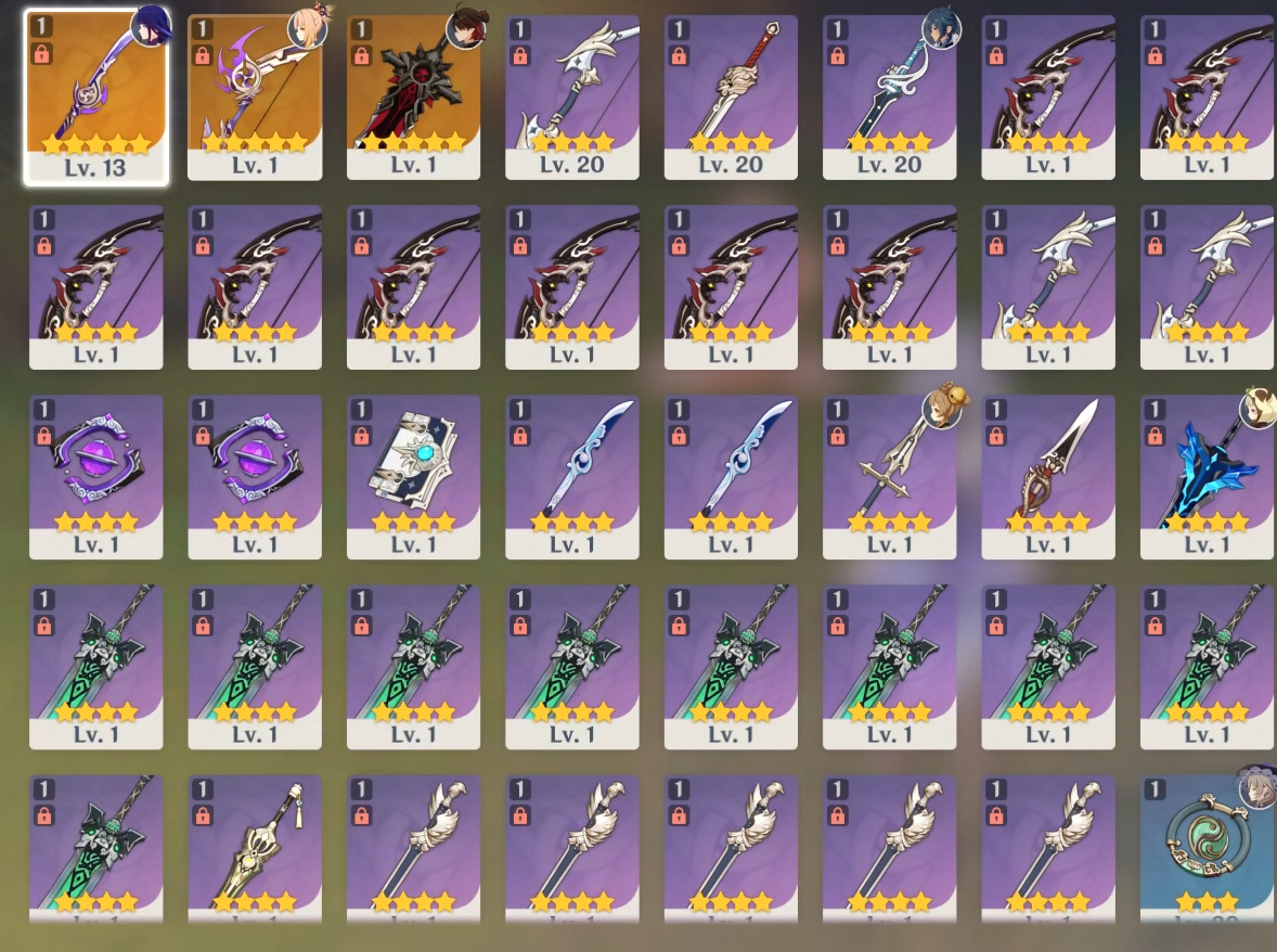 [NA] [INSTANT] Genshin Impact Raiden Shogun + BiS Signature Weapon + Yoimiya BiS AR50 AMERICA Starter Farmed Account-Mobile Games Starter