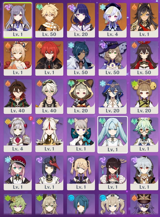 [NA] [INSTANT] Genshin Impact Raiden Shogun + BiS Signature Weapon + Yoimiya BiS AR50 AMERICA Starter Farmed Account-Mobile Games Starter