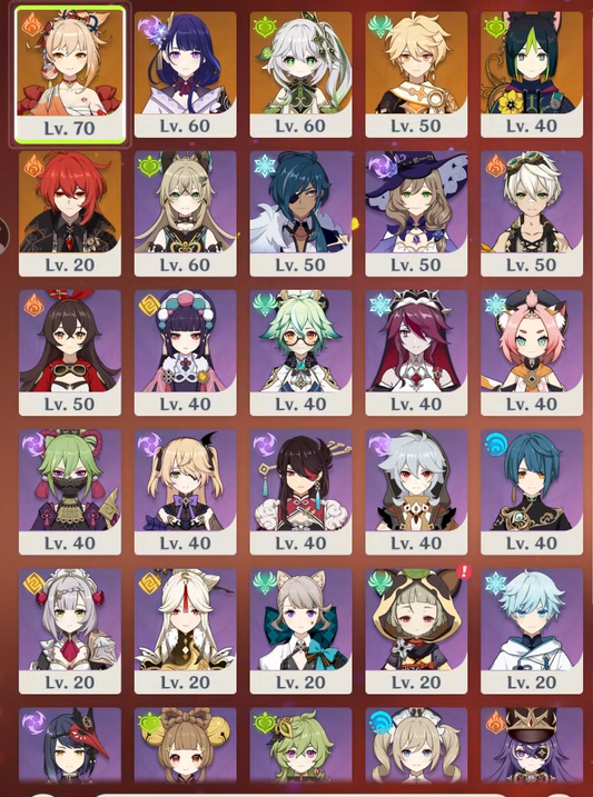 [NA] [INSTANT] Genshin Impact Raiden Shogun + BiS Signature Weapon + Yoimiya BiS Nahida AR50 AMERICA Starter Farmed Account-Mobile Games Starter