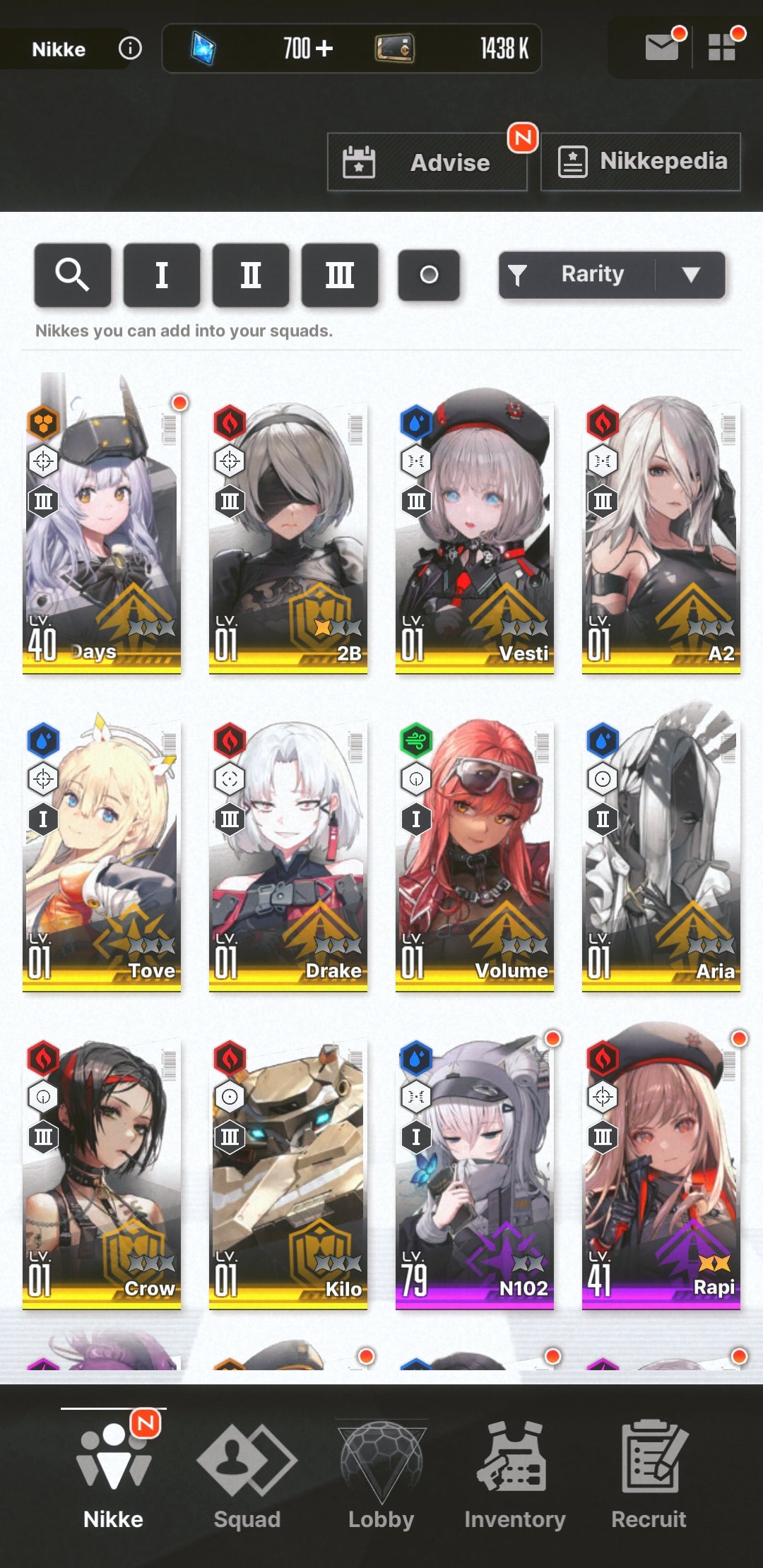 [NA] [INSTANT] NIKKE 10SSR 2B+Skin+A2+Skin+ GODDESS OF VICTORY starter account-Mobile Games Starter