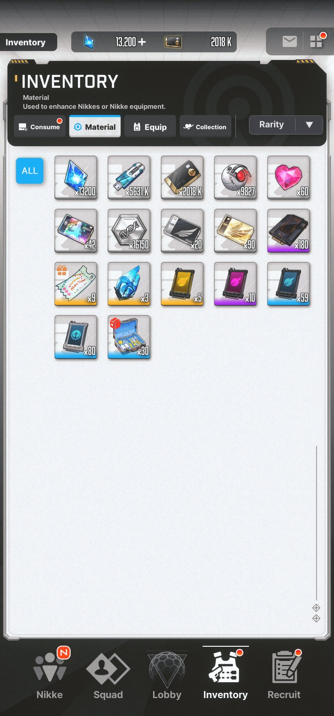 [NA] [INSTANT] NIKKE 10SSR Eve+Raven+Killer Wife+13000 gems+42 recruits GODDESS OF VICTORY Stellar Blade starter account-Mobile Games Starter