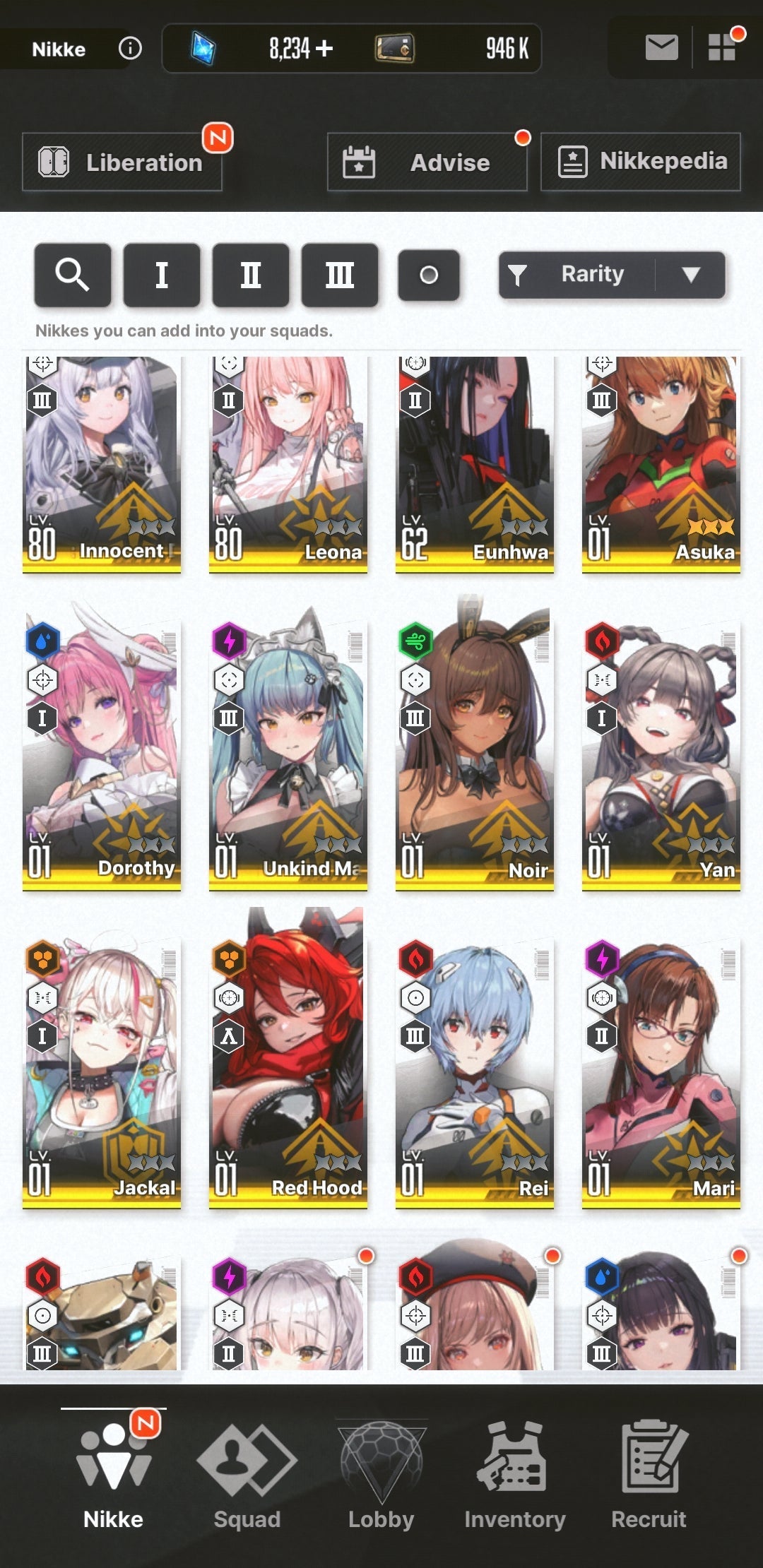 [NA] [INSTANT] NIKKE 11SSR 2Collab Asuka+Rei+Skin+Tove+Bay++ GODDESS OF VICTORY starter account Evangelion-Mobile Games Starter