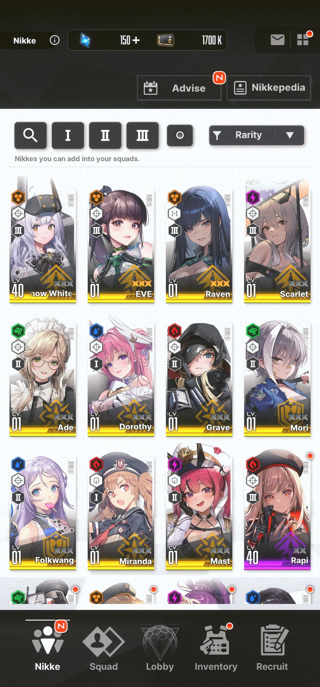 [NA] [INSTANT] NIKKE 11SSR MLB 4X Eve+4X Raven+Scarlet+Dorothy+Grave++ GODDESS OF VICTORY Stellar Blade starter account-Mobile Games Starter