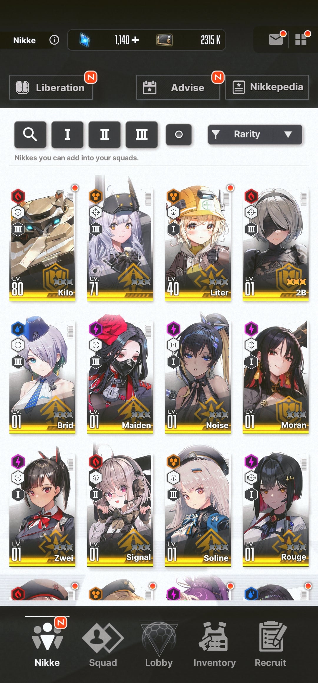 [NA] [INSTANT] NIKKE 12SSR MLB 4X 2B+Skin+Liter++ GODDESS OF VICTORY starter account-Mobile Games Starter