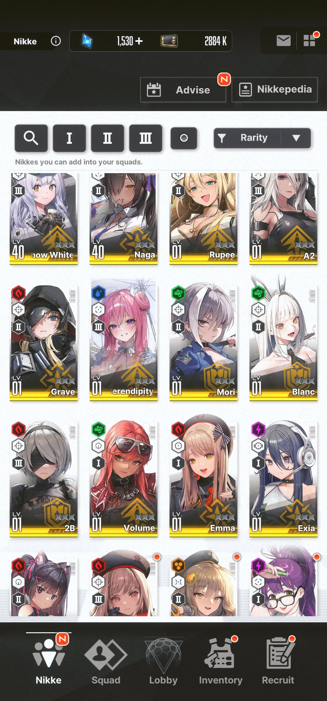 [NA] [INSTANT] NIKKE 13SSR 2B+Skin+A2+Skin+Dorothy: Serendipity+Grave+Blanc+Naga++ GODDESS OF VICTORY starter account-Mobile Games Starter