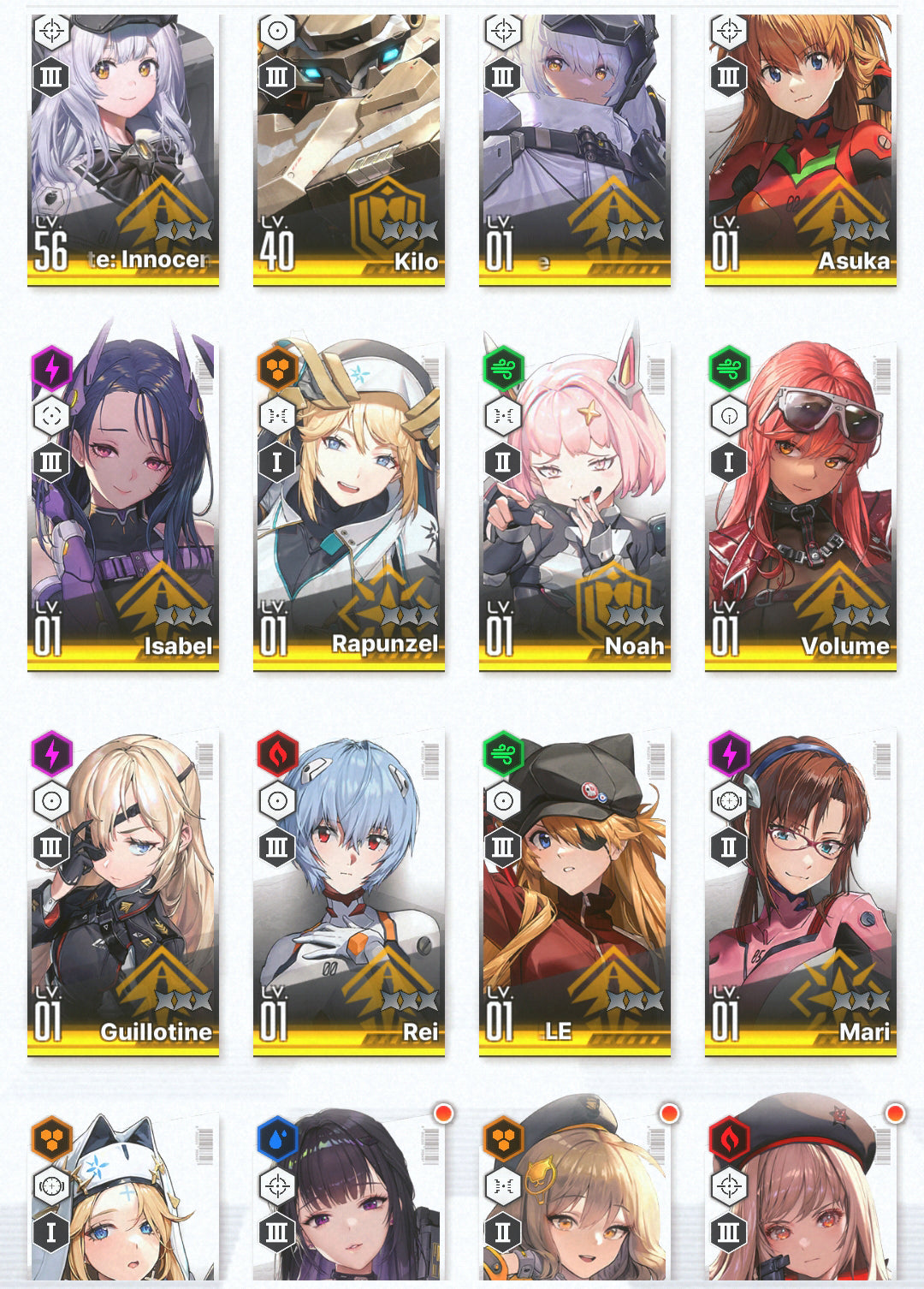 [NA] [INSTANT] NIKKE 13SSR 4Collab Asuka+Asuka Wille+Rei+Mari+Skin+Volume++ GODDESS OF VICTORY starter account Evangelion-Mobile Games Starter