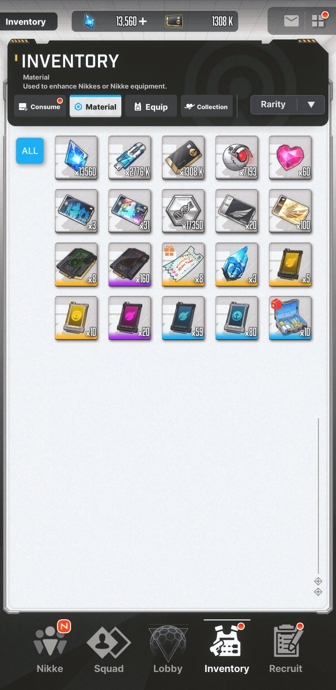 [NA] [INSTANT] NIKKE 13SSR Eve+Raven+13000 gems+31 recruits GODDESS OF VICTORY Stellar Blade starter account-Mobile Games Starter