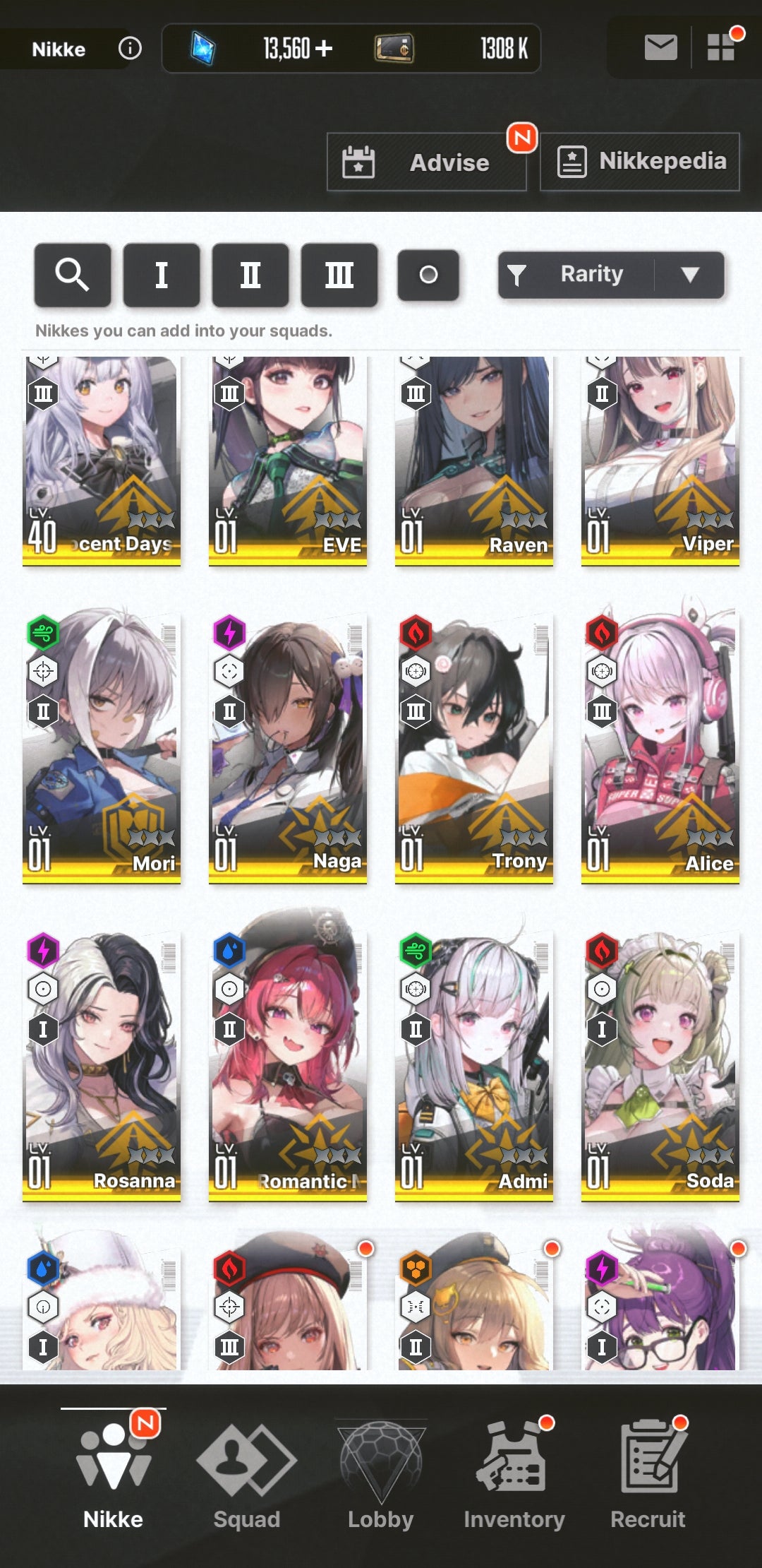[NA] [INSTANT] NIKKE 13SSR Eve+Raven+13000 gems+31 recruits GODDESS OF VICTORY Stellar Blade starter account-Mobile Games Starter