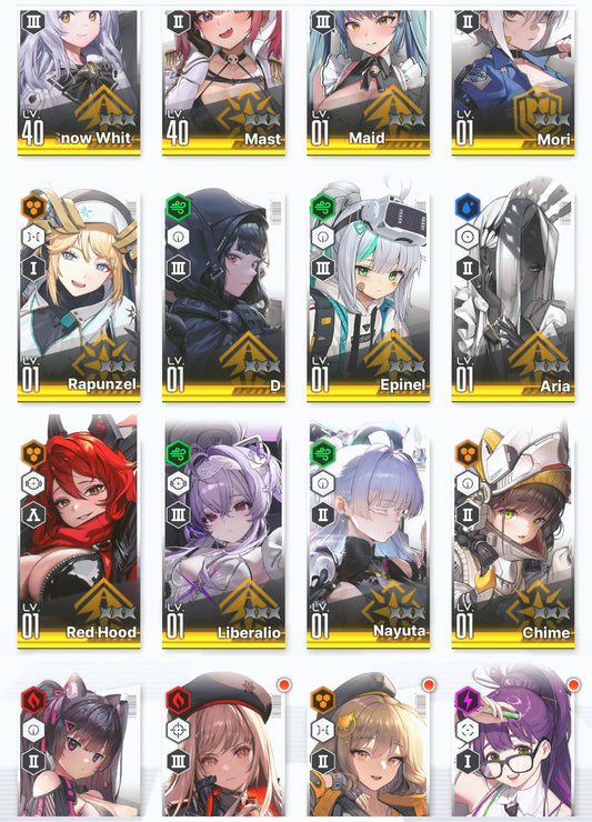 [NA] [INSTANT] NIKKE 13SSR Nayuta+Liberalio+Red Hood+Maid Privaty+Nero+ GODDESS OF VICTORY starter account-Mobile Games Starter