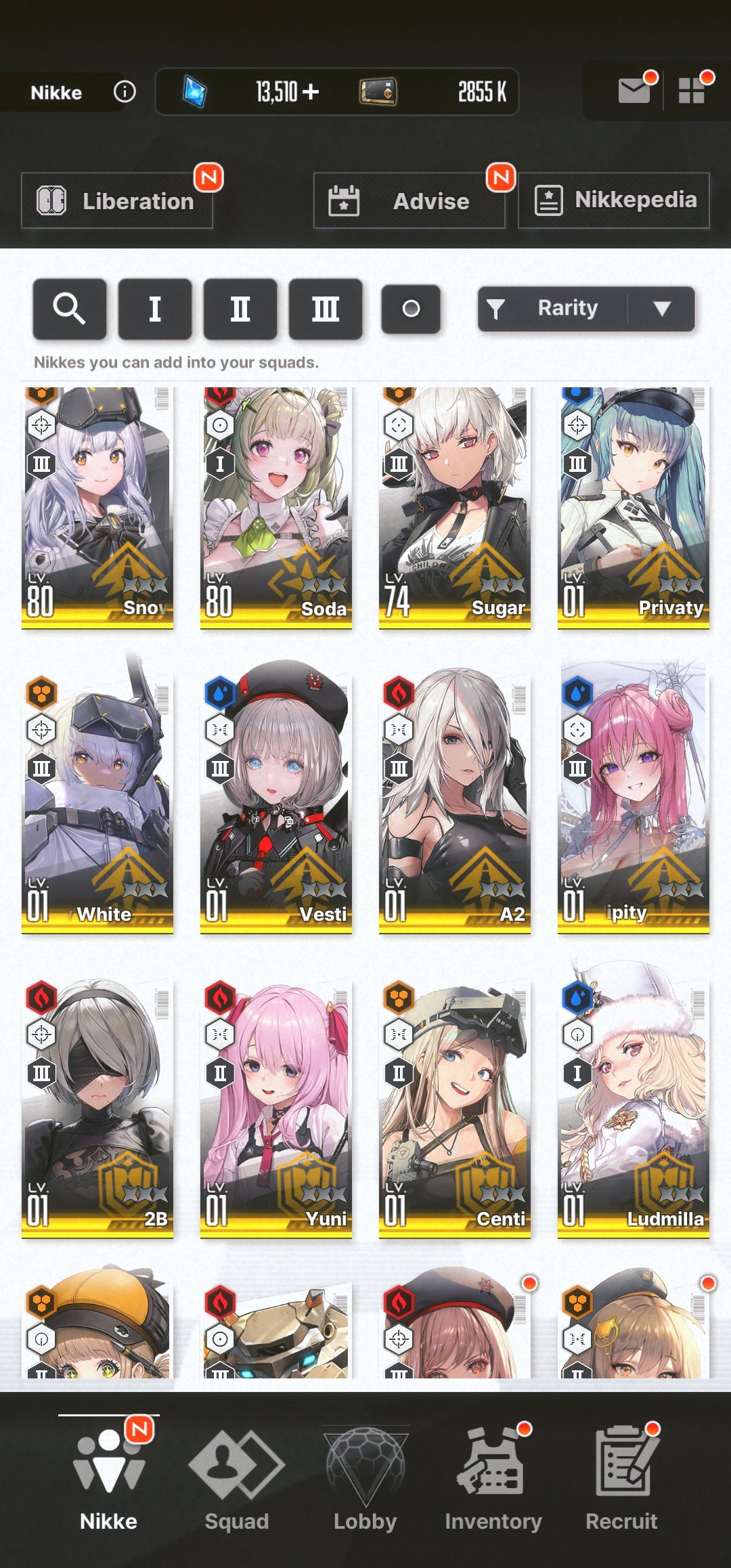 [NA] [INSTANT] NIKKE 14SSR 2B+Skin+A2+Skin+Dorothy: Serendipity+Soda+13000gems+ GODDESS OF VICTORY starter account-Mobile Games Starter