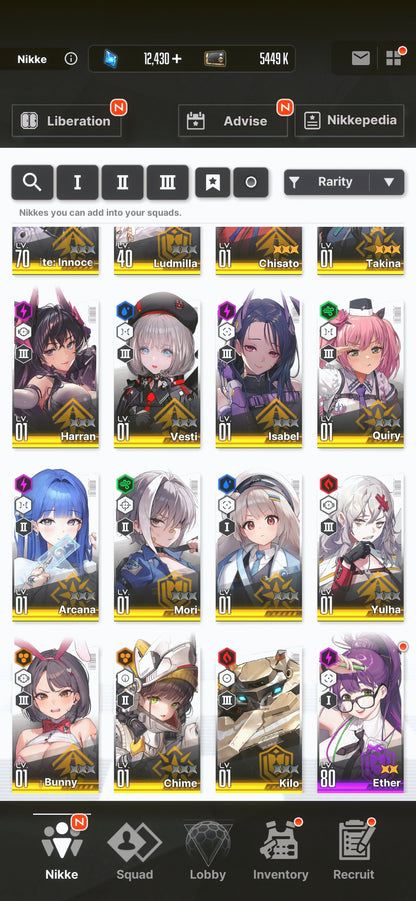 [NA] [INSTANT] NIKKE 15SSR double MLB 4X Chisato + 4X Takina ++ GODDESS OF VICTORY Lycoris starter account-Mobile Games Starter