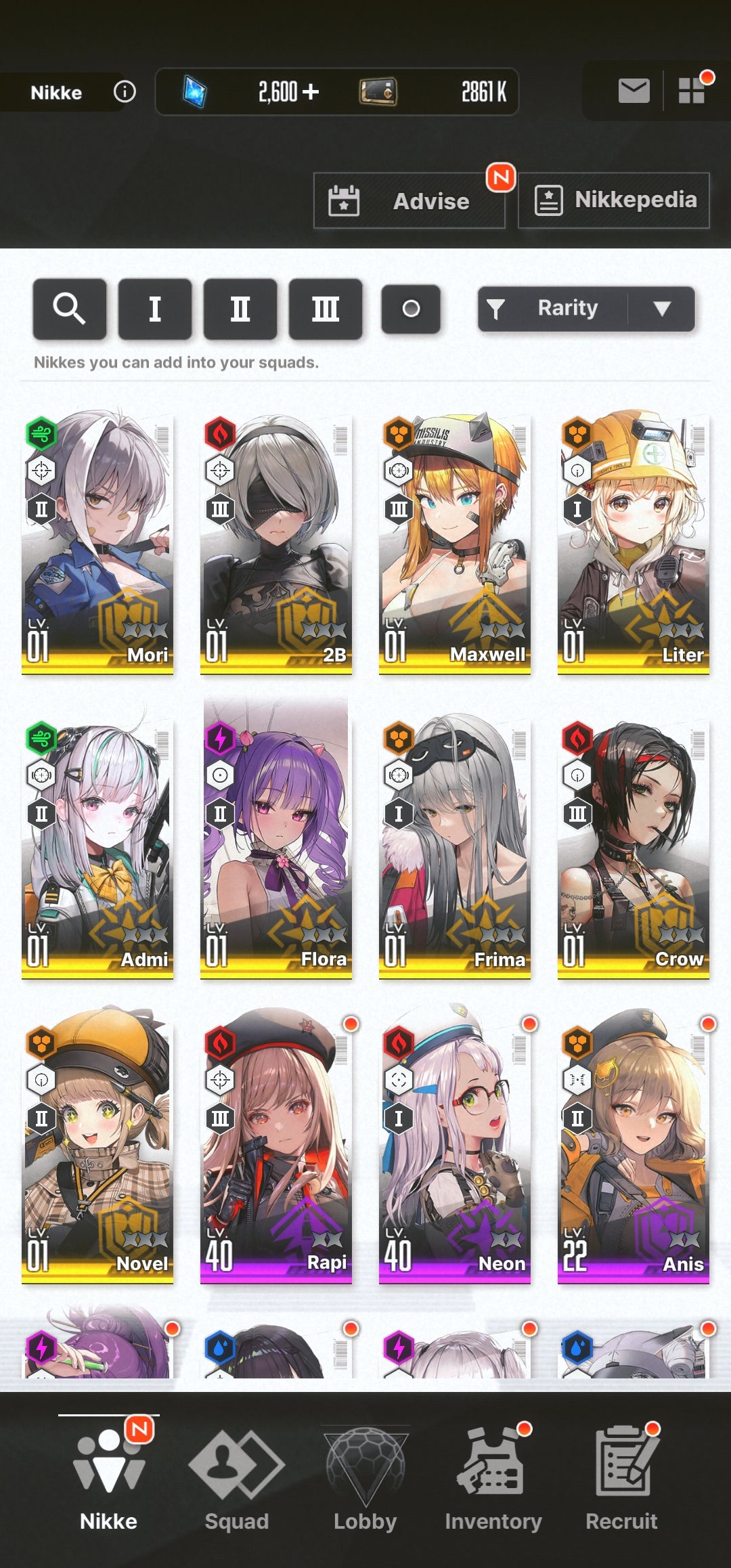 [NA] [INSTANT] NIKKE 17SSR 2B+Skin+A2+Skin+Dorothy: Serendipity+Bunny Soda+Liter+Flora++ GODDESS OF VICTORY starter account-Mobile Games Starter