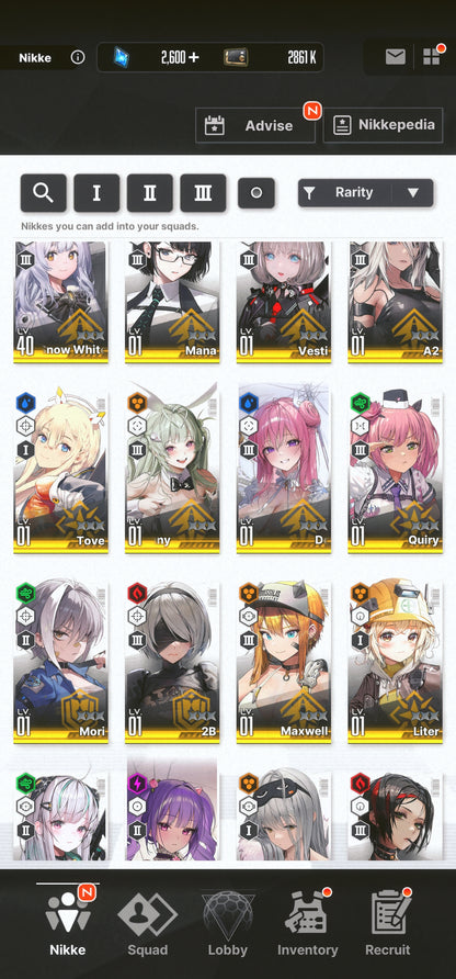 [NA] [INSTANT] NIKKE 17SSR 2B+Skin+A2+Skin+Dorothy: Serendipity+Bunny Soda+Liter+Flora++ GODDESS OF VICTORY starter account-Mobile Games Starter