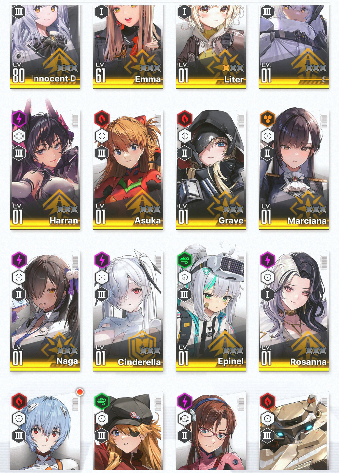 [NA] [INSTANT] NIKKE 17SSR 4Collab Asuka+Asuka Wille+Rei+Mari+Skin+Cinderella+Grave+Liter+Harran++ GODDESS OF VICTORY starter account Evangelion-Mobile Games Starter