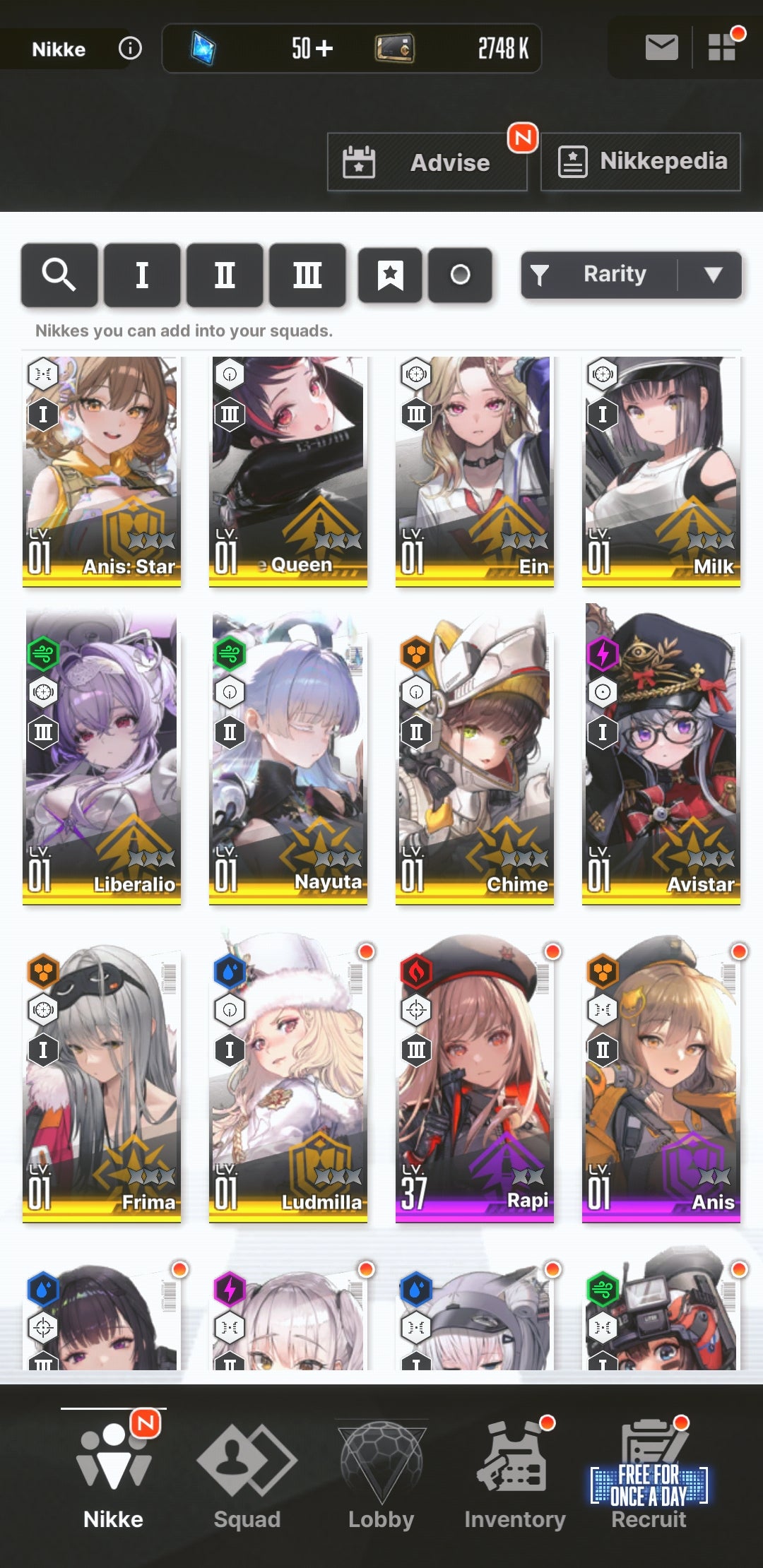 [NA] [INSTANT] NIKKE 17SSR Anis: Star+Nayuta+Liberalio+Scarlet Black Shadow++ GODDESS OF VICTORY starter account-Mobile Games Starter