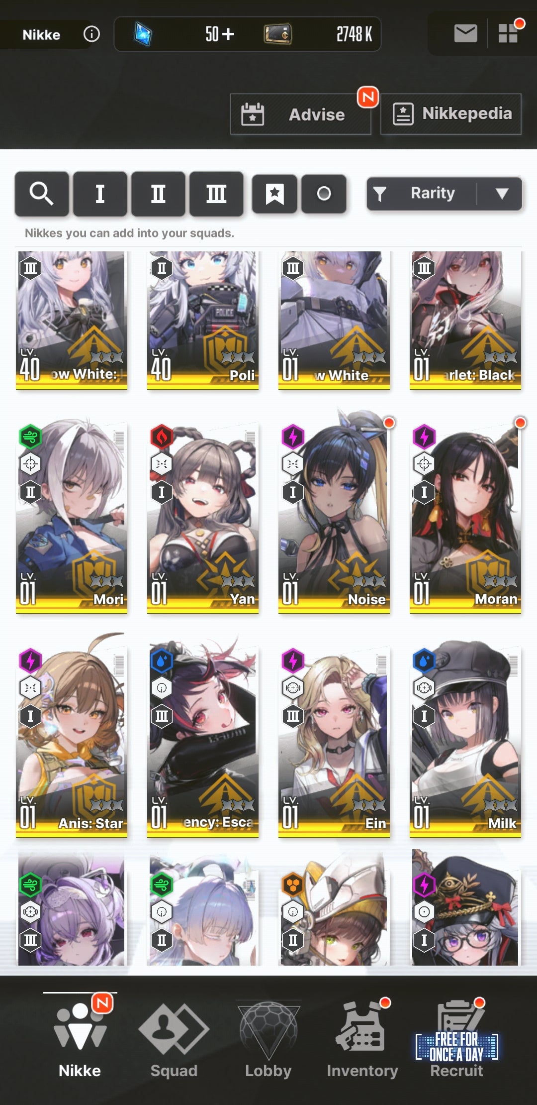 [NA] [INSTANT] NIKKE 17SSR Anis: Star+Nayuta+Liberalio+Scarlet Black Shadow++ GODDESS OF VICTORY starter account-Mobile Games Starter