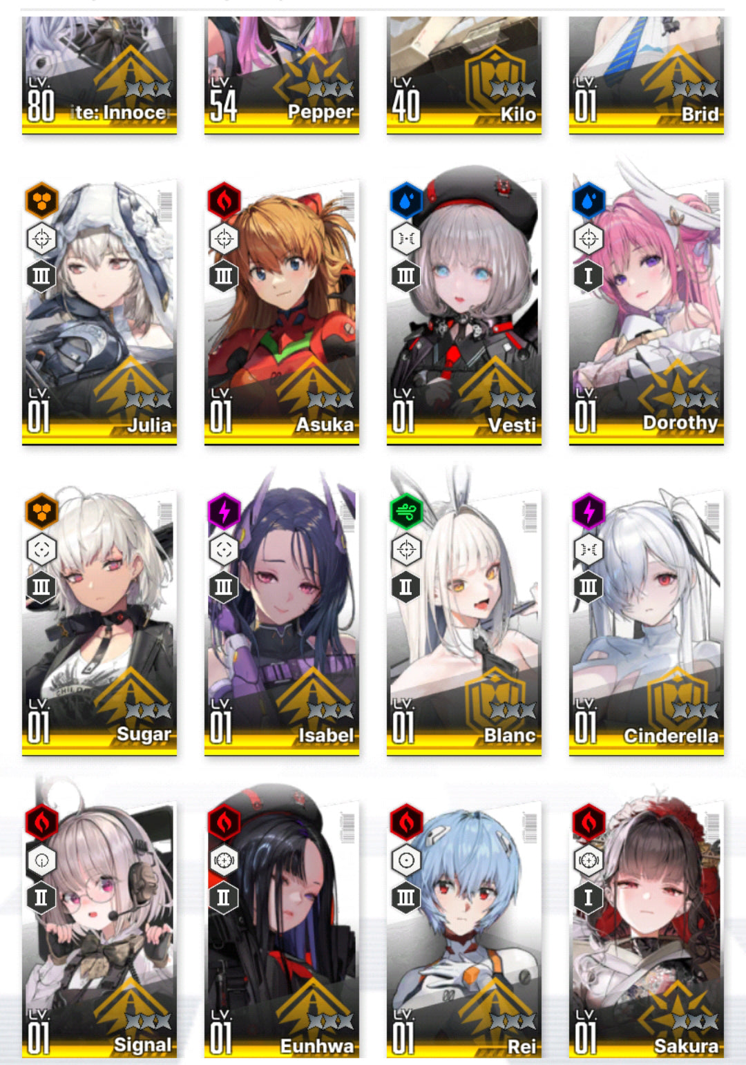 [NA] [INSTANT] NIKKE 17SSR Asuka+Rei+Skin+Dorothy+Blanc+Sakura+Isabel++ GODDESS OF VICTORY starter account Evangelion-Mobile Games Starter
