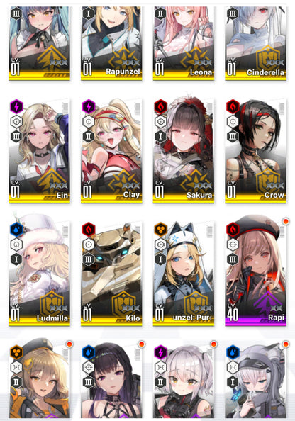 [NA] [INSTANT] NIKKE 19SSR Asuka+Skin+Dorothy+Cinderella+Grave+Maid Privaty+Ein+Clay+Sakura++ GODDESS OF VICTORY starter account Evangelion-Mobile Games Starter
