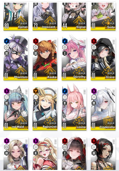 [NA] [INSTANT] NIKKE 19SSR Asuka+Skin+Dorothy+Cinderella+Grave+Maid Privaty+Ein+Clay+Sakura++ GODDESS OF VICTORY starter account Evangelion-Mobile Games Starter
