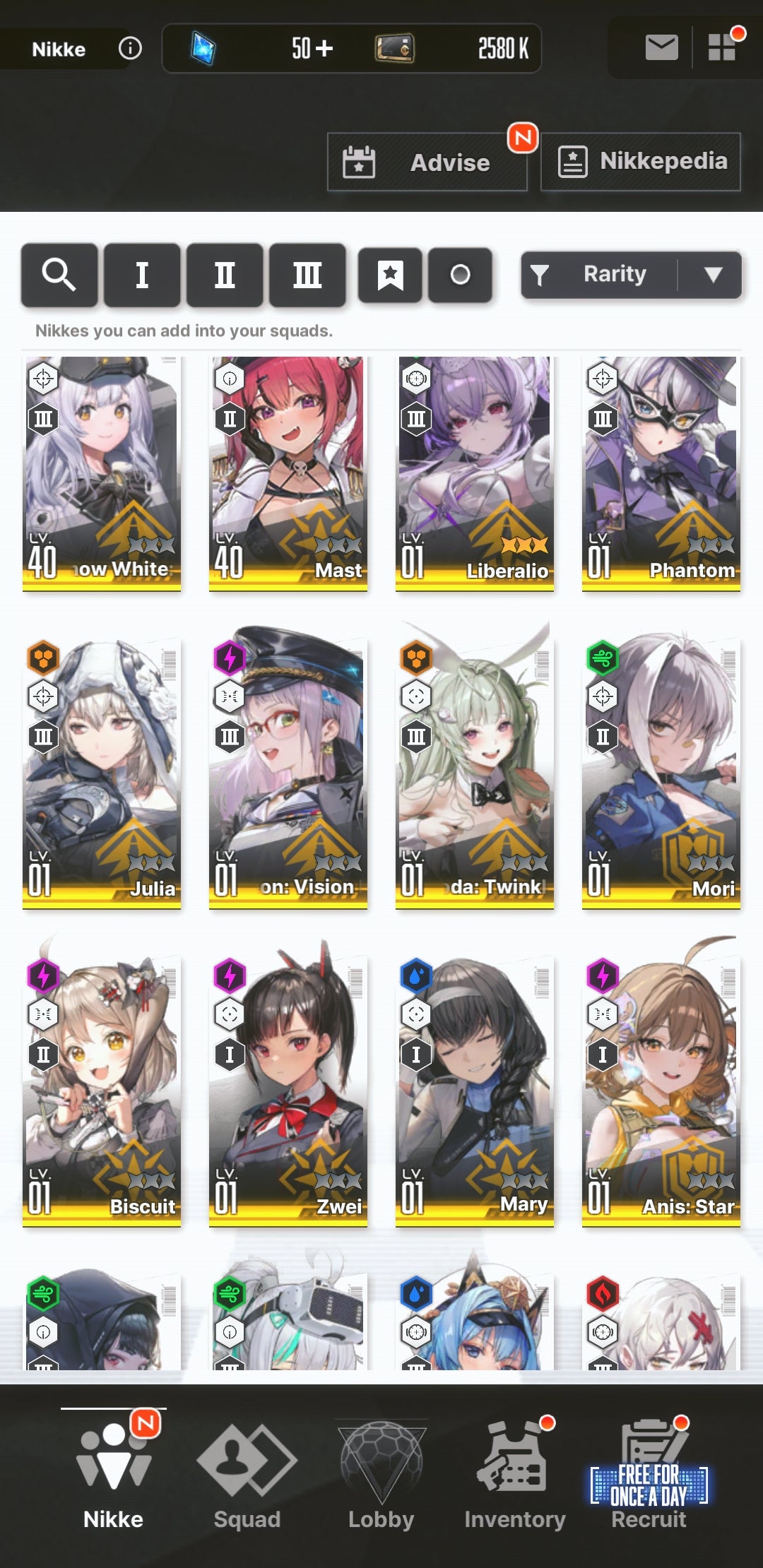 [NA] [INSTANT] NIKKE 19SSR MLB 4X Liberalio+Anis: Star+Neon Vision Eye+Nayuta+Soda+ GODDESS OF VICTORY starter account-Mobile Games Starter