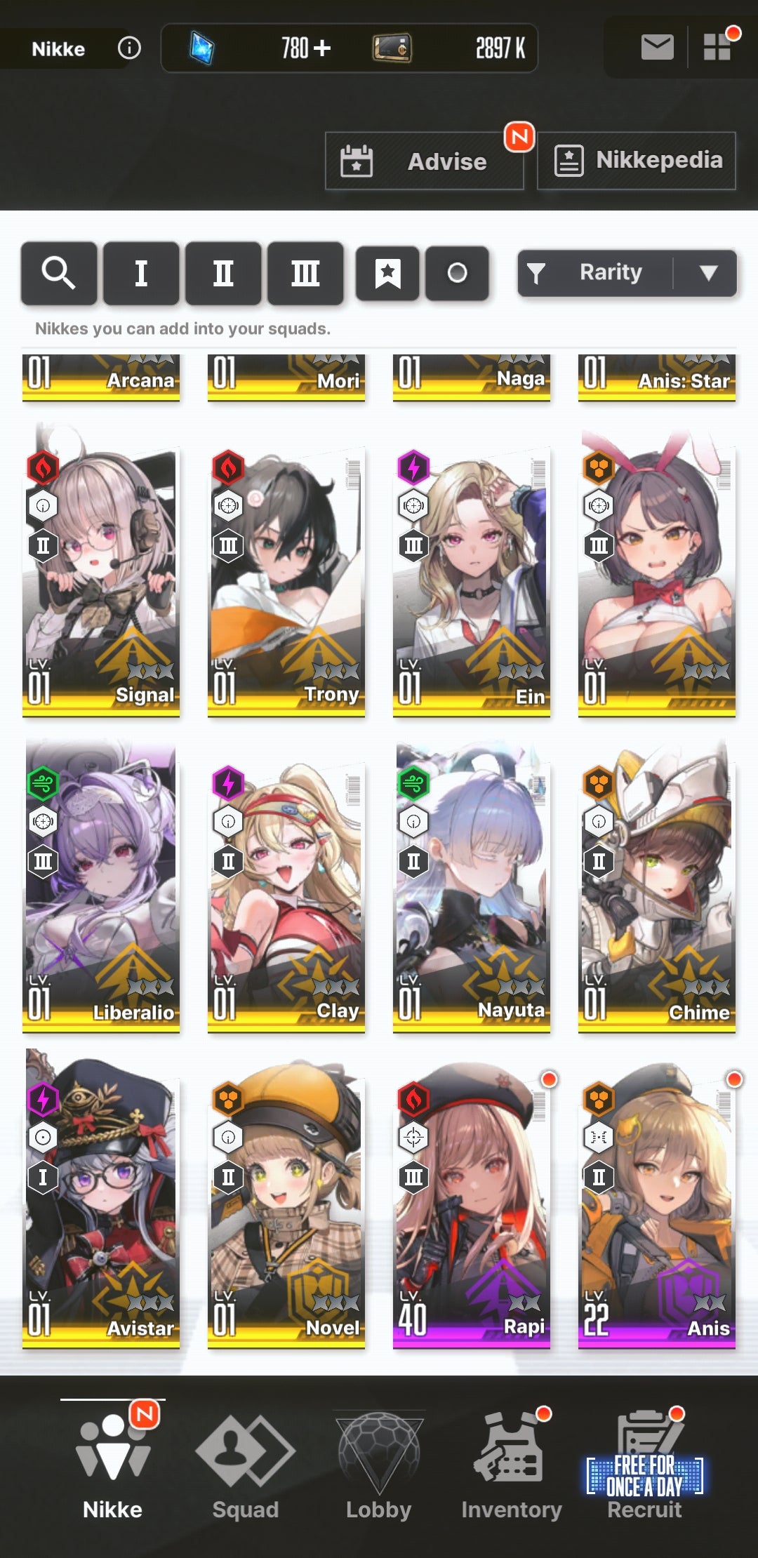[NA] [INSTANT] NIKKE 21SSR Anis: Star+Nayuta+Liberalio+Scarlet Black Shadow++ GODDESS OF VICTORY starter account-Mobile Games Starter