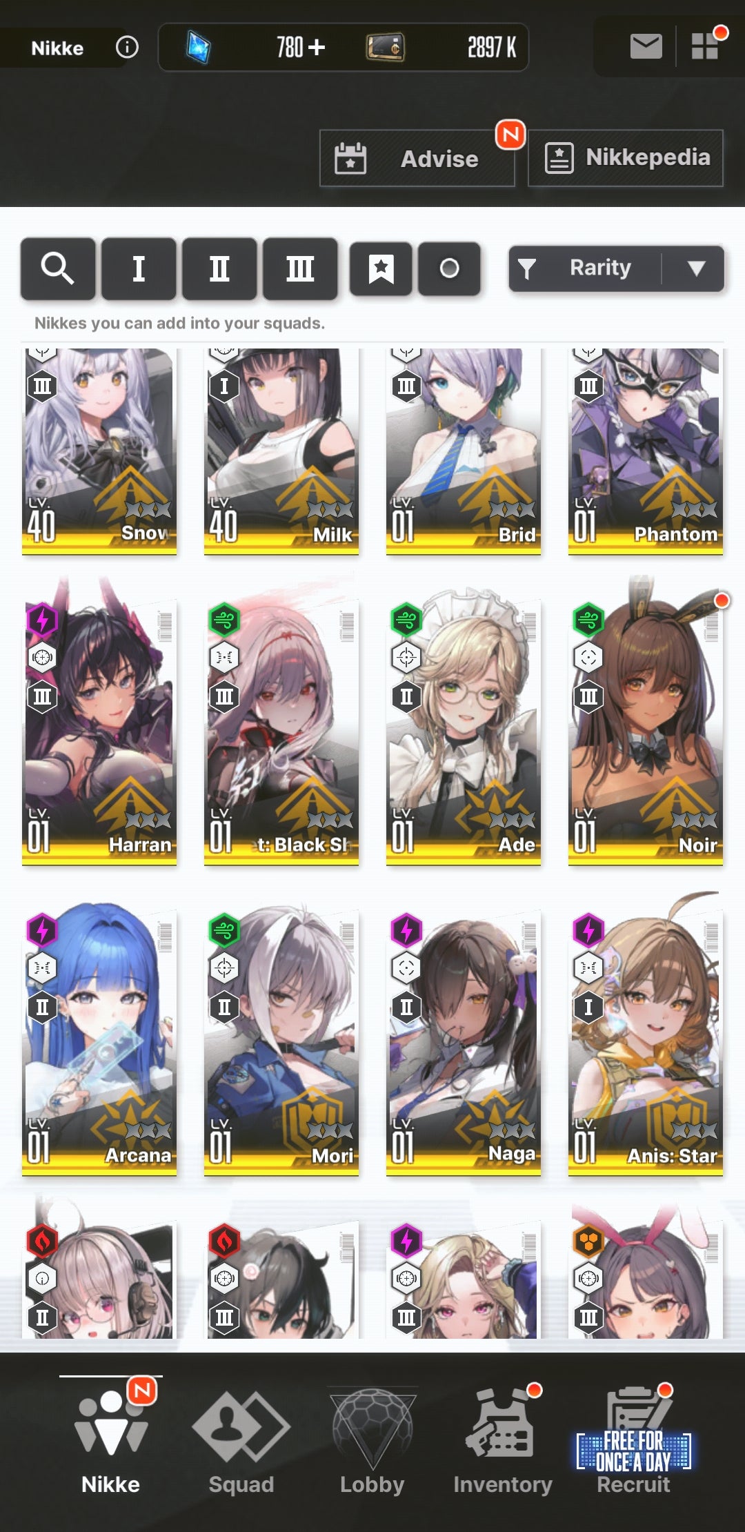 [NA] [INSTANT] NIKKE 21SSR Anis: Star+Nayuta+Liberalio+Scarlet Black Shadow++ GODDESS OF VICTORY starter account-Mobile Games Starter