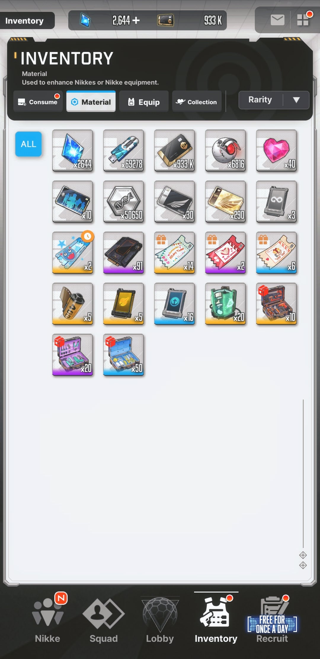 [NA] [INSTANT] NIKKE 22SSR+Pity MLB 4 Zwei+Modernia+Red Hood+Skin+Cinderella+Grave+10000gems+ GODDESS OF VICTORY starter account-Mobile Games Starter