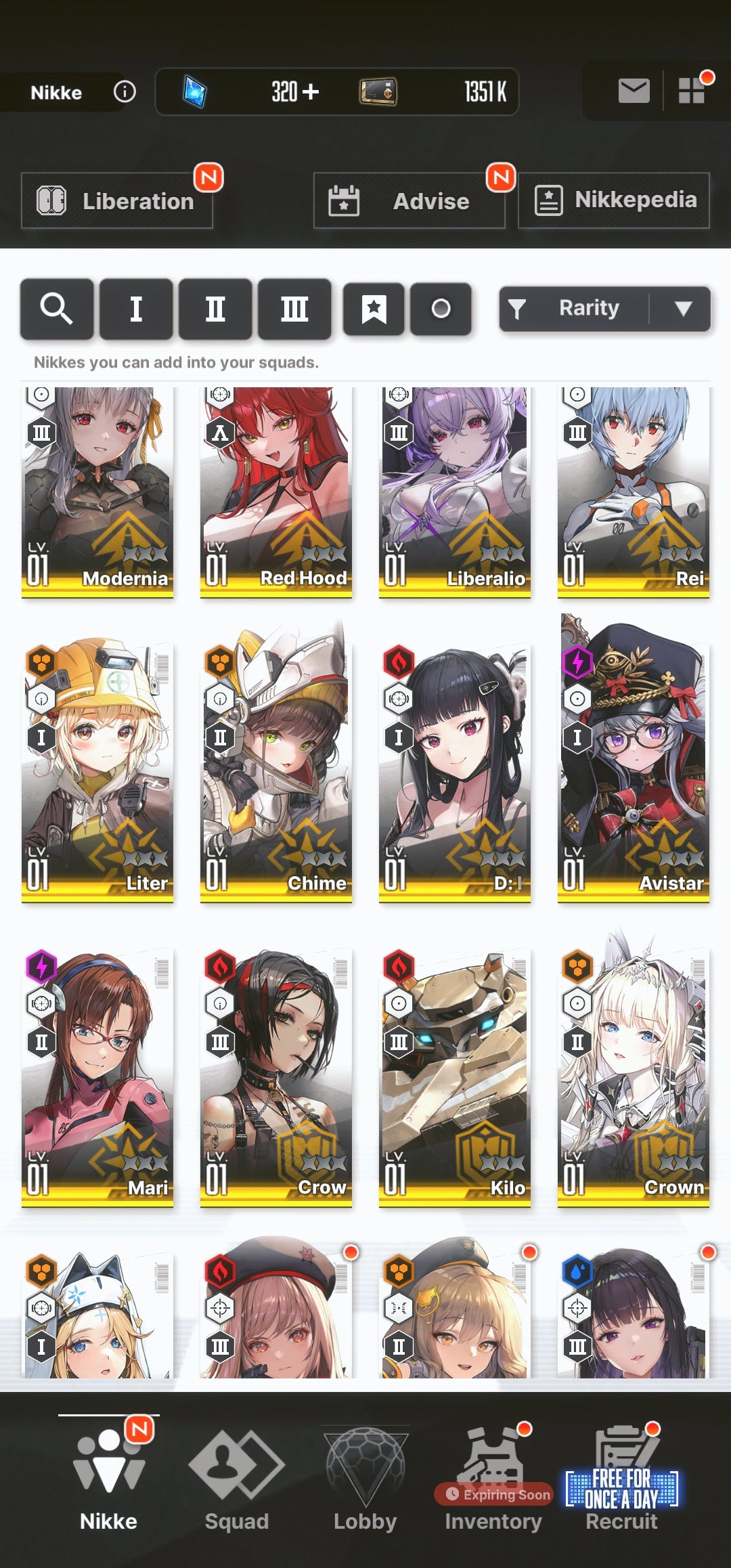 [NA] [INSTANT] NIKKE 28SSR Anis: Star+3Collab Asuka+Rei+Mari+Skin+Liberalio+Crown+Modernia+Red Hood+Skin+Scarlet Black Shadow+Liter+ GODDESS OF VICTORY starter account Evangelion-Mobile Games Starter