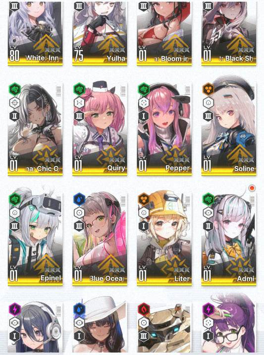 [NA] [INSTANT] NIKKE 4 limited 15SSR Sakura+Rosanna+Neon+Mary+Scarlet Black Shadow+Liter+Pity++ GODDESS OF VICTORY starter account-Mobile Games Starter