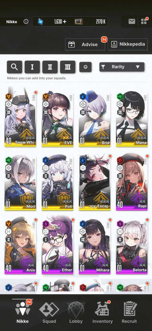 [NA] [INSTANT] NIKKE 7SSR 3 Eve GODDESS OF VICTORY Stellar Blade starter account
