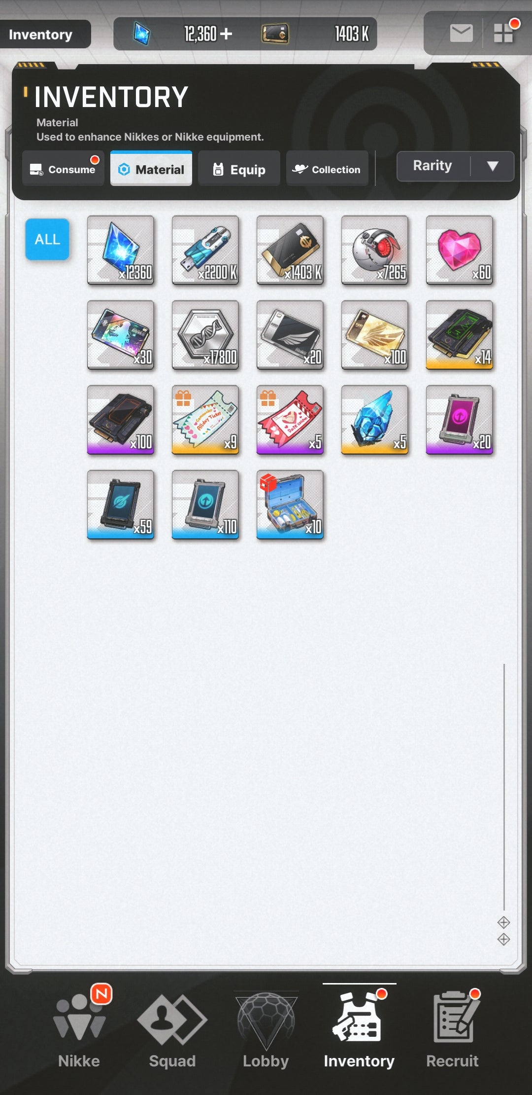 [NA] [INSTANT] NIKKE 9SSR Eve+Raven+12000 gems+30 recruit GODDESS OF VICTORY Stellar Blade starter account-Mobile Games Starter