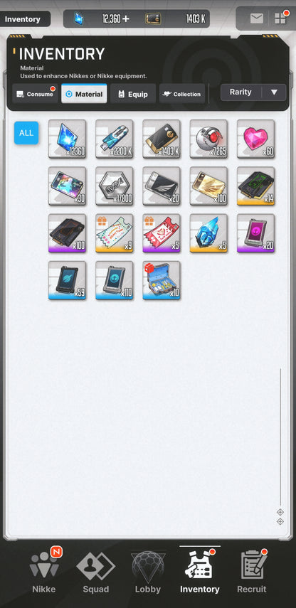 [NA] [INSTANT] NIKKE 9SSR Eve+Raven+12000 gems+30 recruit GODDESS OF VICTORY Stellar Blade starter account-Mobile Games Starter
