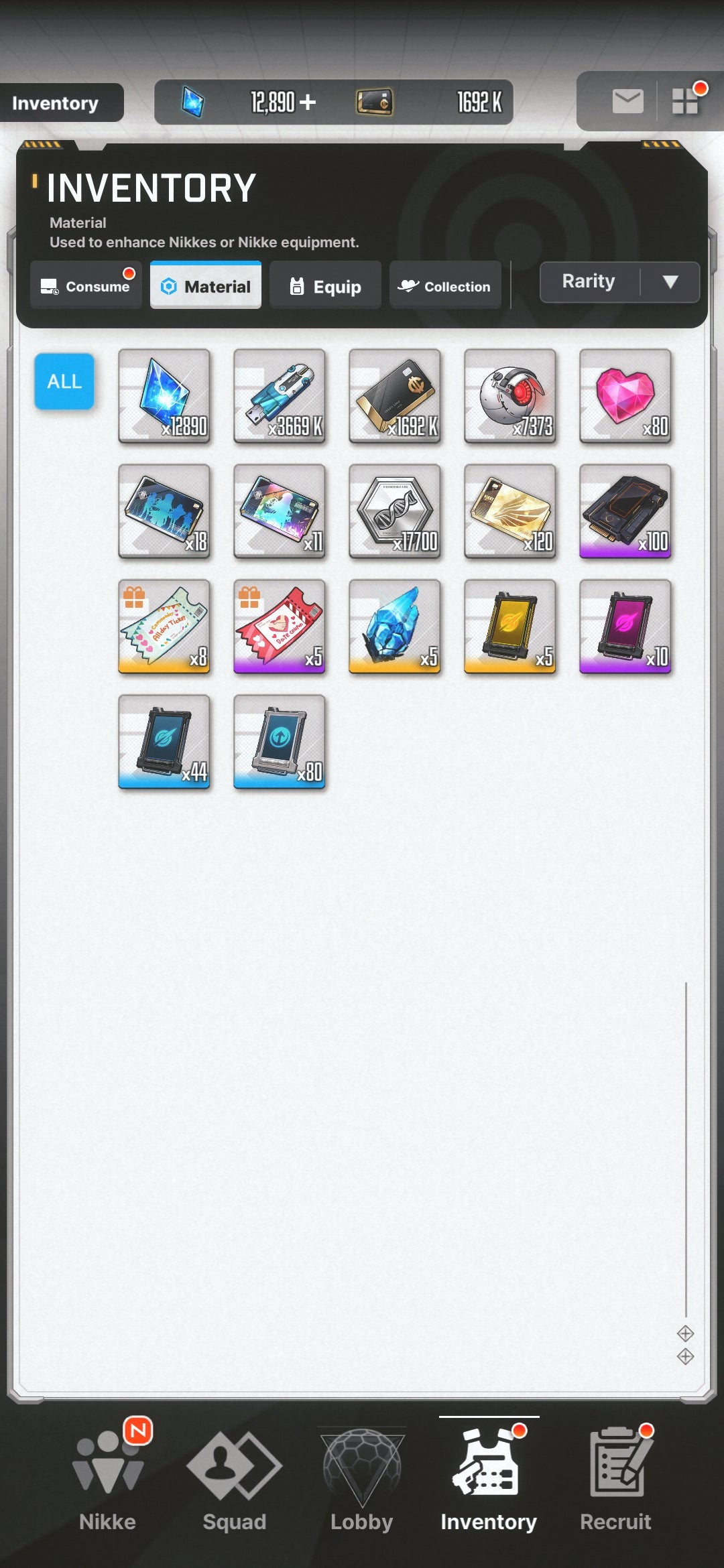 [NA] [INSTANT] NIKKE 9SSR Eve+Raven+K+Bunny Alice+13000 gems GODDESS OF VICTORY Stellar Blade starter account