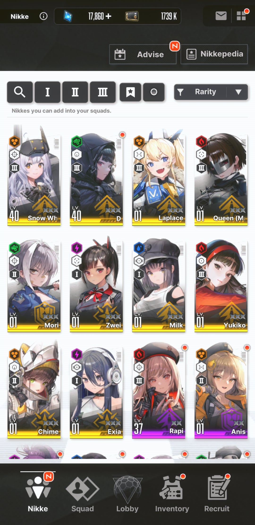 [NA] [INSTANT] NIKKE Makoto + Yukiko + 2 Skins + 16000 Gems + 132 advanced recruit++ GODDESS OF VICTORY Persona starter account-Mobile Games Starter
