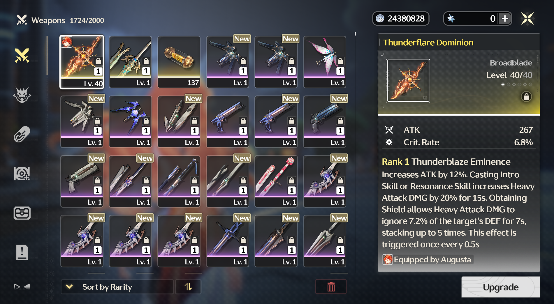 [NA] [INSTANT] S5 Augusta + R1 Signature Weapon + S3 Verina | Wuthering Waves America LV45 Farmed Starter Account 47/90-Mobile Games Starter
